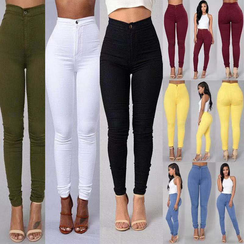 Luxe Stretch Butt Lift High Waist Tummy Slimming Plus-Size Denim Jeans Leggings