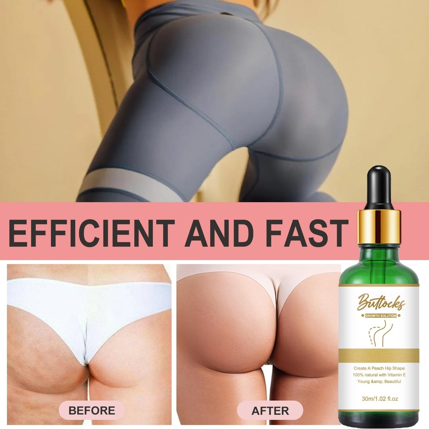 Buttocks Essential Oil