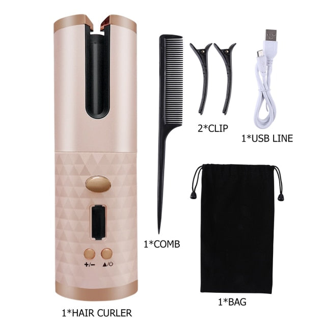 Cordless Automatic Hair Curler